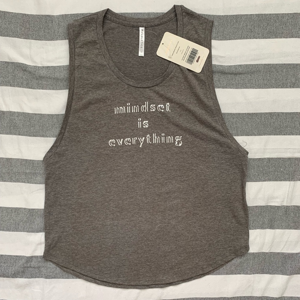 NWT JANIS GRAPHIC MUSCLE TANK